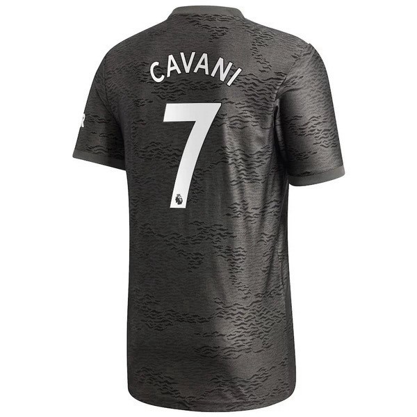 Camiseta Manchester United NO.7 Cavani 2ª Kit 2020 2021 Negro
